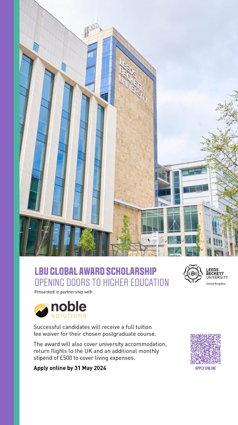 Leeds Beckett University Global Award Scholarship – A Fully Funded ...